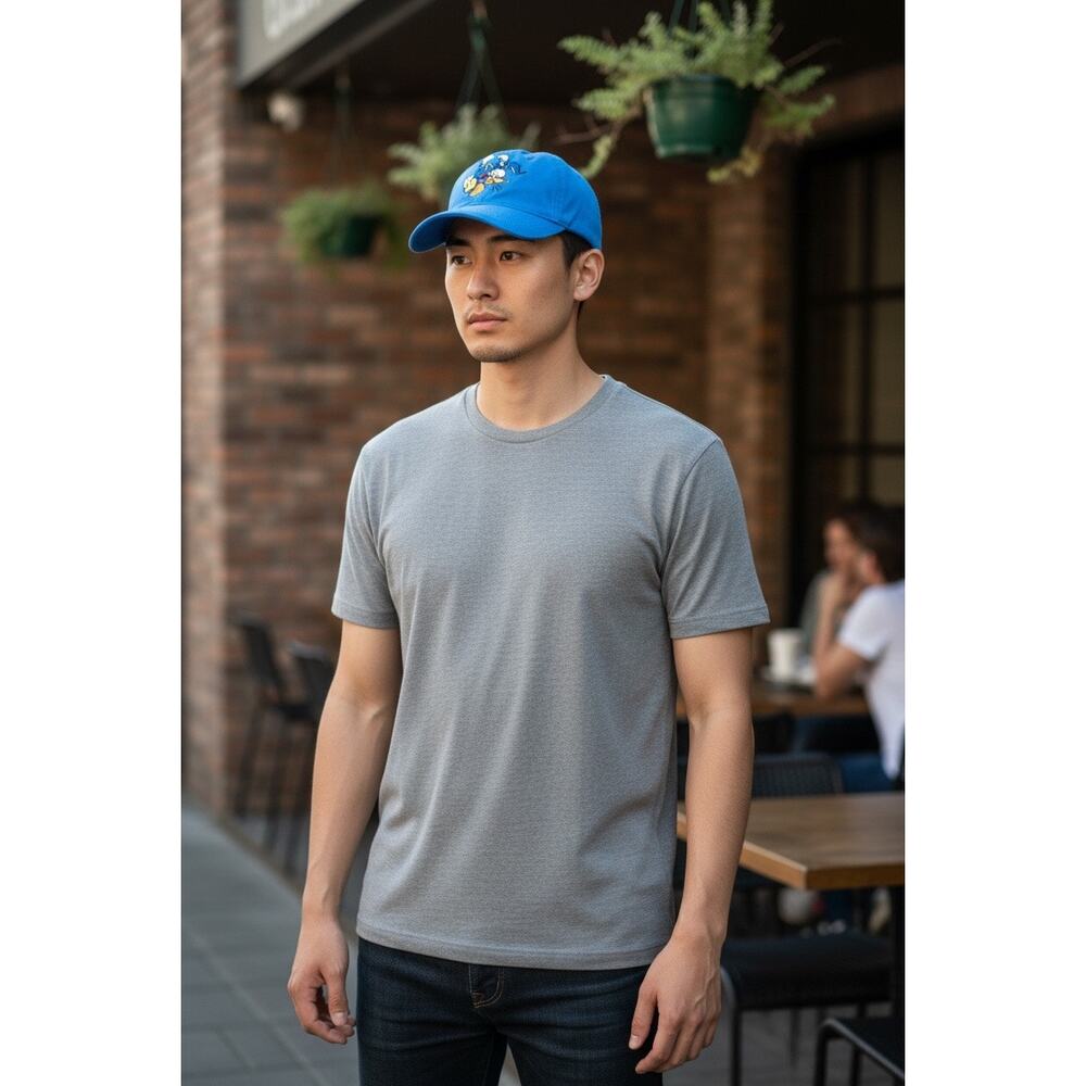 Disney Donald Duck is Angry Dad Hat Blue Adjustable Cap Mickey Friends NWT